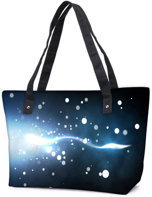 

Snoogg Pack Of 2 White Small Bubbles Combo Tote Shopping Grocery Bag With Coin Pencil Purse Shoulder Bag(Multicolor, 15 L)