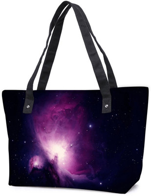 

Snoogg Pack Of 2 Stars In The Galaxy Combo Tote Shopping Grocery Bag With Coin Pencil Purse Shoulder Bag(Multicolor, 5 L)