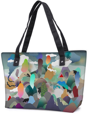 

Snoogg Pack Of 2 Paper Ring Of Fire Combo Tote Shopping Grocery Bag With Coin Pencil Purse Shoulder Bag(Multicolor, 5 L)