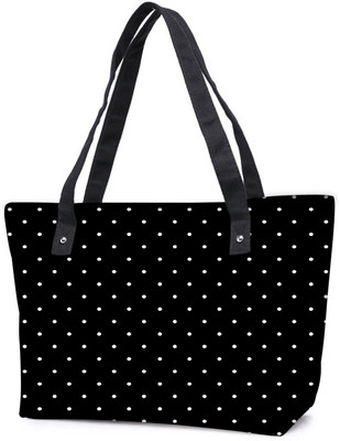 

Snoogg Pack Of 2 Love Polka Combo Tote Shopping Grocery Bag With Coin Pencil Purse Shoulder Bag(Multicolor, 5 L)