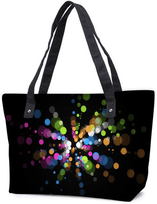 

Snoogg Pack Of 2 Circulo Explosao Colorida Combo Tote Shopping Grocery Bag With Coin Pencil Purse Shoulder Bag(Multicolor, 15 L)