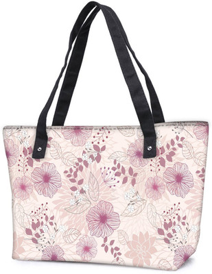 

Snoogg Pack Of 2 Floral Petals Combo Tote Shopping Grocery Bag With Coin Pencil Purse Shoulder Bag(Multicolor, 5 L)