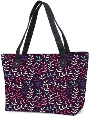 

Snoogg Pack Of 2 Colorful Leaves Combo Tote Shopping Grocery Bag With Coin Pencil Purse Shoulder Bag(Multicolor, 15 L)