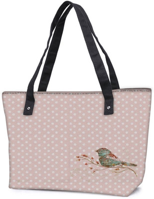 

Snoogg Pack Of 2 Bird Grunge Combo Tote Shopping Grocery Bag With Coin Pencil Purse Shoulder Bag(Multicolor, 5 L)