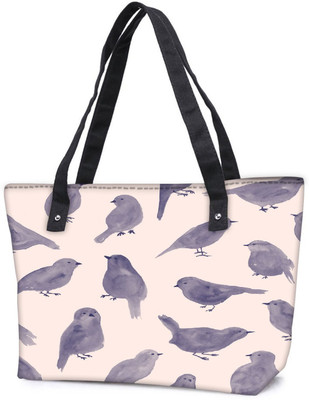 

Snoogg Pack Of 2 Pigeon Paint Combo Tote Shopping Grocery Bag With Coin Pencil Purse Shoulder Bag(Multicolor, 5 L)