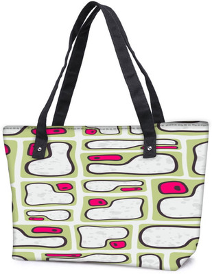 

Snoogg Pack Of 2 Miz Maze 2455 Combo Tote Shopping Grocery Bag With Coin Pencil Purse Shoulder Bag(Multicolor, 15 L)