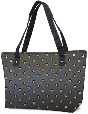 

Snoogg Pack Of 2 Yellow Spots Combo Tote Shopping Grocery Bag With Coin Pencil Purse Shoulder Bag(Multicolor, 5 L)