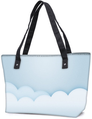 

Snoogg Pack Of 2 Lite Color Clouds Combo Tote Shopping Grocery Bag With Coin Pencil Purse Shoulder Bag(Multicolor, 15 L)