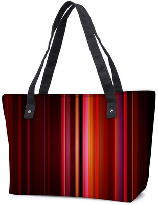 

Snoogg Pack Of 2 Abstract Red Rays Combo Tote Shopping Grocery Bag With Coin Pencil Purse Shoulder Bag(Multicolor, 15 L)