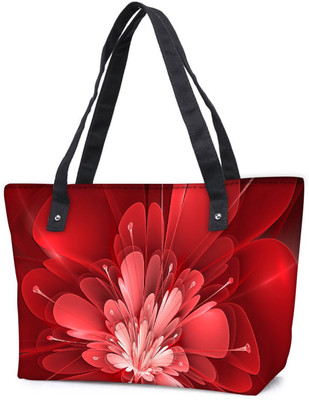 

Snoogg Pack Of 2 Fractal Flower Digital Art Combo Tote Shopping Grocery Bag With Coin Pencil Purse Shoulder Bag(Multicolor, 15 L)
