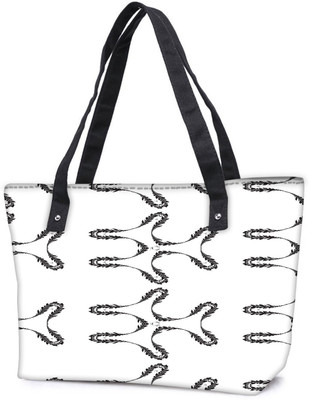 

Snoogg Pack Of 2 Opposite Flite Pattern Combo Tote Shopping Grocery Bag With Coin Pencil Purse Shoulder Bag(Multicolor, 15 L)