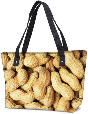

Snoogg Pack Of 2 Peanuts Combo Tote Shopping Grocery Bag With Coin Pencil Purse Shoulder Bag(Multicolor, 15 L)