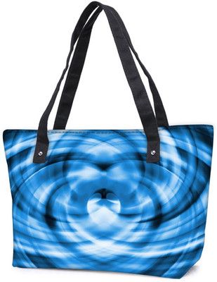 

Snoogg Pack Of 2 Blue Hearts 2373 Combo Tote Shopping Grocery Bag With Coin Pencil Purse Shoulder Bag(Multicolor, 5 L)