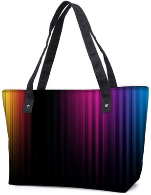 

Snoogg Pack Of 2 Spectrum Of Light Combo Tote Shopping Grocery Bag With Coin Pencil Purse Shoulder Bag(Multicolor, 15 L)