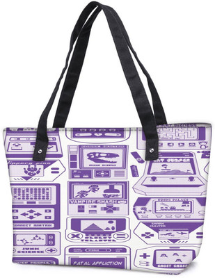 

Snoogg Pack Of 2 Video Gamer'S Dream Combo Tote Shopping Grocery Bag With Coin Pencil Purse Shoulder Bag(Multicolor, 15 L)