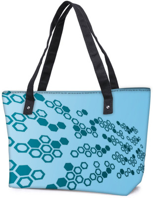 

Snoogg Pack Of 2 Hex Amazing Combo Tote Shopping Grocery Bag With Coin Pencil Purse Shoulder Bag(Multicolor, 15 L)