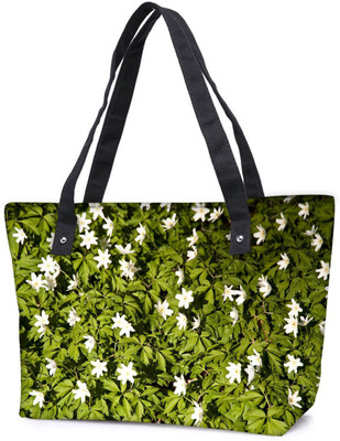 

Snoogg Pack Of 2 Anemones Combo Tote Shopping Grocery Bag With Coin Pencil Purse Shoulder Bag(Multicolor, 15 L)