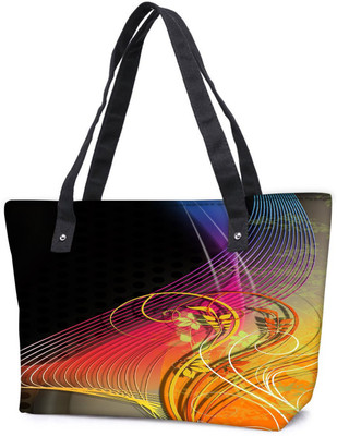 

Snoogg Pack Of 2 Art Floral Drawing Combo Tote Shopping Grocery Bag With Coin Pencil Purse Shoulder Bag(Multicolor, 15 L)