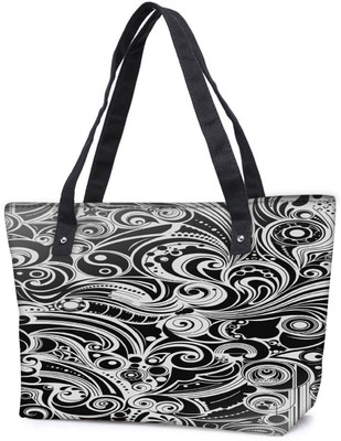 

Snoogg Pack Of 2 Dark Side Bright Combo Tote Shopping Grocery Bag With Coin Pencil Purse Shoulder Bag(Multicolor, 5 L)