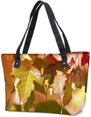 

Snoogg Pack Of 2 Autumn Leaves Combo Tote Shopping Grocery Bag With Coin Pencil Purse Shoulder Bag(Multicolor, 15 L)