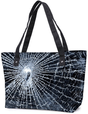

Snoogg Pack Of 2 Broken Screen Combo Tote Shopping Grocery Bag With Coin Pencil Purse Shoulder Bag(Multicolor, 5 L)