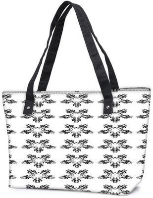 

Snoogg Pack Of 2 White Star Combo Tote Shopping Grocery Bag With Coin Pencil Purse Shoulder Bag(Multicolor, 15 L)