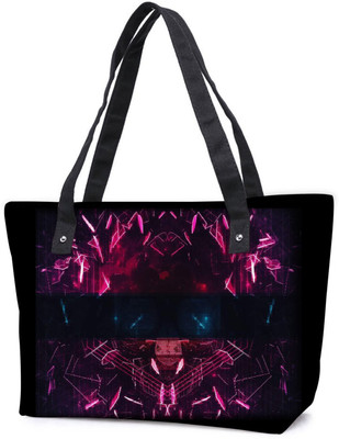 

Snoogg Pack Of 2 Neon Mask Made Of Shards 2667 Combo Tote Shopping Grocery Bag With Coin Pencil Purse Shoulder Bag(Multicolor, 5 L)
