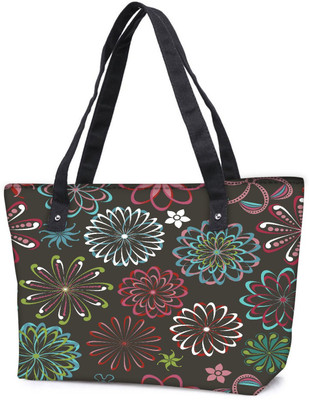 

Snoogg Pack Of 2 Multicolor Chakra'S Combo Tote Shopping Grocery Bag With Coin Pencil Purse Shoulder Bag(Multicolor, 15 L)