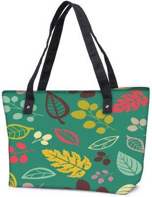 

Snoogg Pack Of 2 Blue Pattern Combo Tote Shopping Grocery Bag With Coin Pencil Purse Shoulder Bag(Multicolor, 15 L)