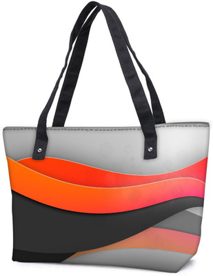 

Snoogg Pack Of 2 Light Waves Combo Tote Shopping Grocery Bag With Coin Pencil Purse Shoulder Bag(Multicolor, 15 L)