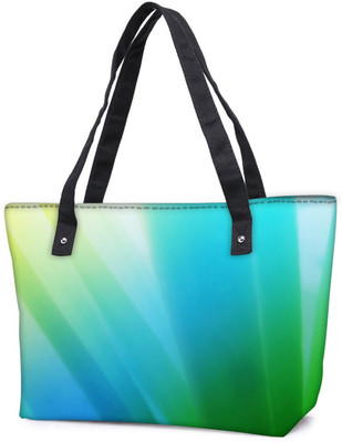 

Snoogg Pack Of 2 Greeny Design Combo Tote Shopping Grocery Bag With Coin Pencil Purse Shoulder Bag(Multicolor, 5 L)