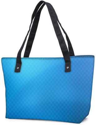 

Snoogg Pack Of 2 Light Blue Pattern Design Combo Tote Shopping Grocery Bag With Coin Pencil Purse Shoulder Bag(Multicolor, 5 L)