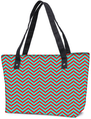 

Snoogg Pack Of 2 Green And Red Strips Combo Tote Shopping Grocery Bag With Coin Pencil Purse Shoulder Bag(Multicolor, 5 L)