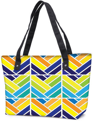 

Snoogg Pack Of 2 Mult Pattern Window 2572 Combo Tote Shopping Grocery Bag With Coin Pencil Purse Shoulder Bag(Multicolor, 5 L)