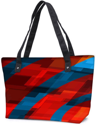 

Snoogg Pack Of 2 Distorted Vibe 2405 Combo Tote Shopping Grocery Bag With Coin Pencil Purse Shoulder Bag(Multicolor, 5 L)