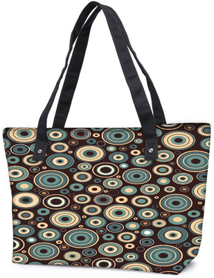 

Snoogg Pack Of 2 Mixed Color Brown Combo Tote Shopping Grocery Bag With Coin Pencil Purse Shoulder Bag(Multicolor, 5 L)