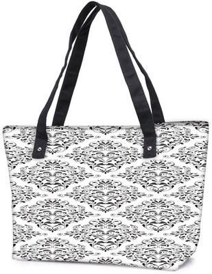 

Snoogg Pack Of 2 Mixed Design Pattern Combo Tote Shopping Grocery Bag With Coin Pencil Purse Shoulder Bag(Multicolor, 5 L)