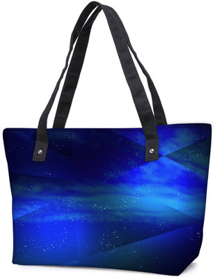 

Snoogg Pack Of 2 Abstract Cosmos Background Combo Tote Shopping Grocery Bag With Coin Pencil Purse Shoulder Bag(Multicolor, 15 L)