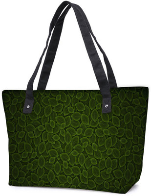 

Snoogg Pack Of 2 Multiple Green Abstract Design Combo Tote Shopping Grocery Bag With Coin Pencil Purse Shoulder Bag(Multicolor, 5 L)