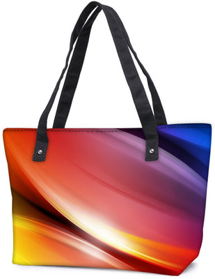 

Snoogg Pack Of 2 Feathery Pattern Design Combo Tote Shopping Grocery Bag With Coin Pencil Purse Shoulder Bag(Multicolor, 5 L)