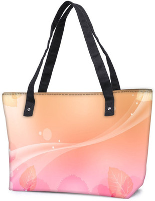 

Snoogg Pack Of 2 Abstract Leaves Pattern Design Combo Tote Shopping Grocery Bag With Coin Pencil Purse Shoulder Bag(Multicolor, 15 L)