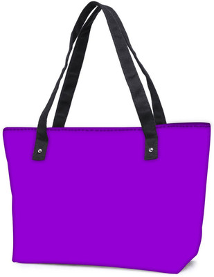 

Snoogg Pack Of 2 Plain Purple Combo Tote Shopping Grocery Bag With Coin Pencil Purse Shoulder Bag(Multicolor, 5 L)