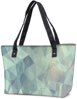 

Snoogg Pack Of 2 Paper Shapes Combo Tote Shopping Grocery Bag With Coin Pencil Purse Shoulder Bag(Multicolor, 5 L)