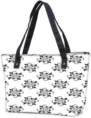

Snoogg Pack Of 2 Awesum Pattern Combo Tote Shopping Grocery Bag With Coin Pencil Purse Shoulder Bag(Multicolor, 15 L)