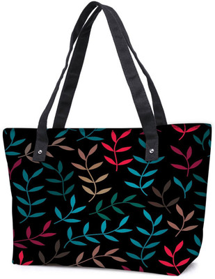 

Snoogg Pack Of 2 Colorful Leaves Branches Combo Tote Shopping Grocery Bag With Coin Pencil Purse Shoulder Bag(Multicolor, 15 L)