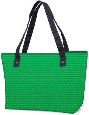 

Snoogg Pack Of 2 Green Dots Abstract Combo Tote Shopping Grocery Bag With Coin Pencil Purse Shoulder Bag(Multicolor, 15 L)