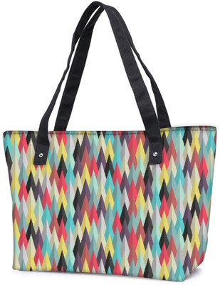 

Snoogg Pack Of 2 Aztec Pattern Digital Ray Combo Tote Shopping Grocery Bag With Coin Pencil Purse Shoulder Bag(Multicolor, 5 L)