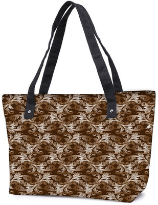 

Snoogg Pack Of 2 Mix Color Pattern Combo Tote Shopping Grocery Bag With Coin Pencil Purse Shoulder Bag(Multicolor, 5 L)
