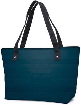 

Snoogg Pack Of 2 Blue Wood Pattern Combo Tote Shopping Grocery Bag With Coin Pencil Purse Shoulder Bag(Multicolor, 15 L)