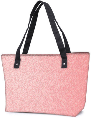 

Snoogg Pack Of 2 Pink Distorted Water Combo Tote Shopping Grocery Bag With Coin Pencil Purse Shoulder Bag(Multicolor, 15 L)